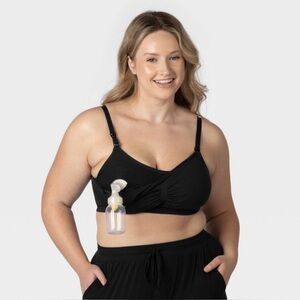kindred by Kindred‎ Bravely Women’s Pumping & Nursing Hands Free Bra Black Large